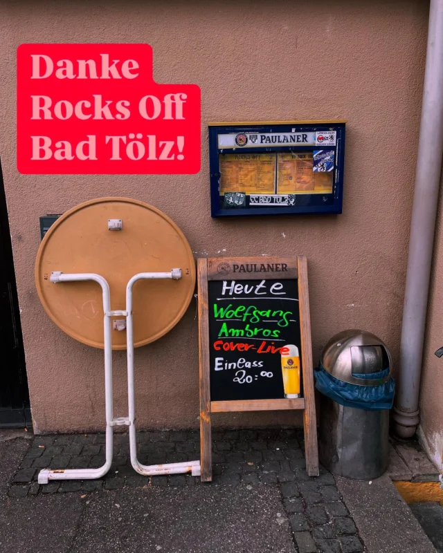 Super Abend gestern im @rocksoff_badtoelz !!!🎸 Danke an Toni und seine Crew und natürlich unser wie immer leiwandes Publikum! 😍 Wir kommen wieder!! 💪🏼🥳 Die nächsten Termine der Favoriten wie immer auf unserer Website! Baba und foits ned 😘