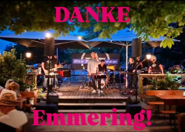 Was für ein Abend gestern im Bürgerhaus-Biergarten in Emmering!! Vielen Dank an alle für dieses tolle Erlebnis! Wir MÜSSEN einfach wieder kommen…. #gemeindeemmering #bürgerhausemmering #fürstenfeldbruck #viennavibes #austropop #wolfgangambros