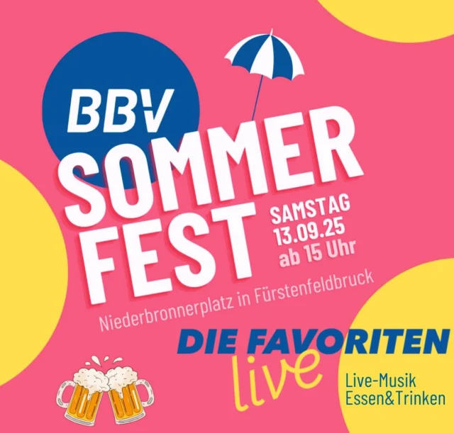 Rambo-Zambo auf dem Niederbronner Platz in Bruck! Wir sind wieder live zu genießen auf dem legendären BBV-Sommerfest! Mit ein paar neuen Schmankerln im Repertoire. Lasst euch sehen und genießt mit uns einen musikalischen Abend zusammen mit dem Wirtrio aus Bruck und 4MilesWest. Servus Baba eure FAVORITEN! 😘🎸 #fürstenfeldbruck #wolfgangambros #viennavibes #austropop #centralcafeffb #bbvfürstenfeldbruck